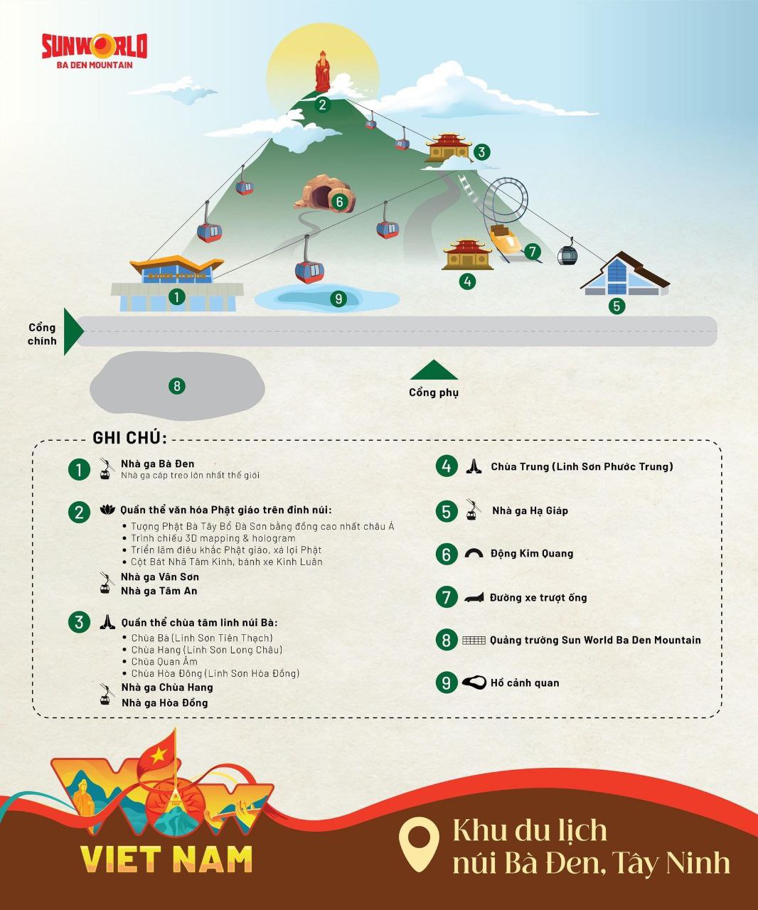 Vé Cáp Treo Núi Bà Đen - Ảnh 9